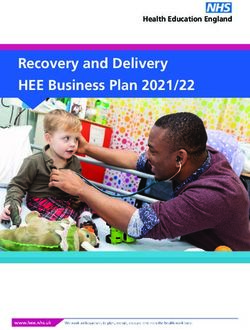 Recovery and Delivery HEE Business Plan 2021/22 - Health Education England - Health ...