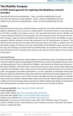 The Mobility Compass - O-Bib