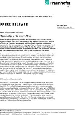 Clean water for Southern Africa