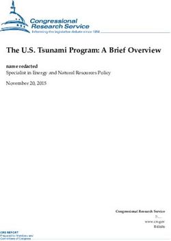 The U.S. Tsunami Program: A Brief Overview - name redacted Specialist in Energy and Natural Resources Policy - Every CRS ...