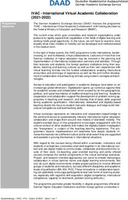 IVAC - International Virtual Academic Collaboration (2021-2022)