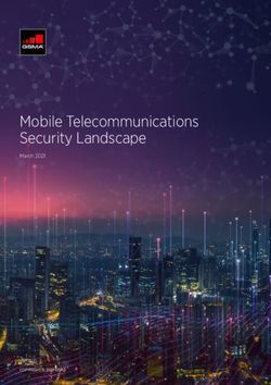 Mobile Telecommunications Security Landscape - March 2021 - GSMA
