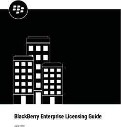 BLACKBERRY ENTERPRISE LICENSING GUIDE - JUNE 2020 - BLACKBERRY DOCS