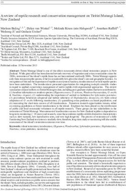 A review of reptile research and conservation management on Tiritiri Matangi Island, New Zealand