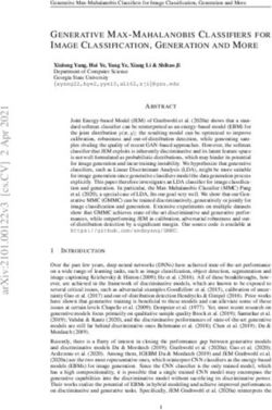 GENERATIVE MAX-MAHALANOBIS CLASSIFIERS FOR IMAGE CLASSIFICATION, GENERATION AND MORE