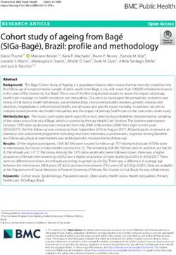 Cohort study of ageing from Bagé (SIGa-Bagé), Brazil: profile and methodology - BMC ...