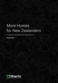 More Homes for New Zealanders - A snapshot of Kāinga Ora's developments February 2020