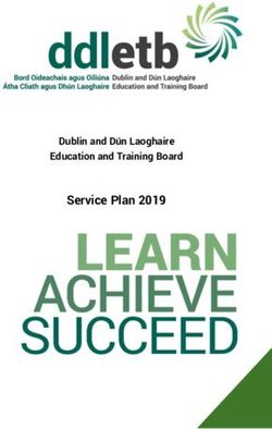 Service Plan 2019 Dublin and Dún Laoghaire Education and Training Board - ddletb