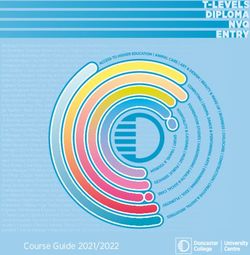 Course Guide 2021/2022 - Doncaster College