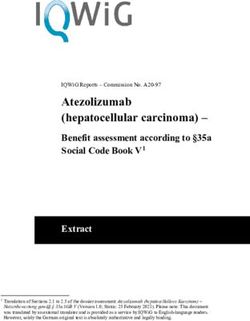 ATEZOLIZUMAB (HEPATOCELLULAR CARCINOMA)- IQWIG