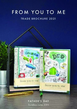 FROM YOU TO ME TRADE BROCHURE 2021 - FATHER'S DAY Sunday June 20th - Journals of a Lifetime