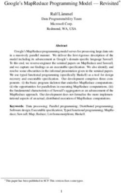 Google's MapReduce Programming Model - Revisited