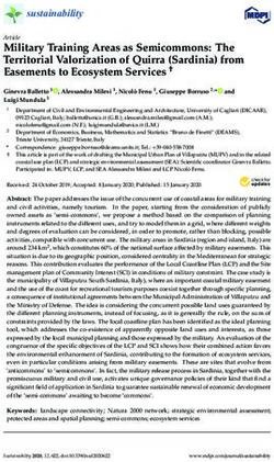 Military Training Areas as Semicommons: The Territorial Valorization of Quirra (Sardinia) from Easements to Ecosystem Services - MDPI
