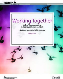 Working Together to End Violence Against Indigenous Women and Girls National Scan of RCMP Initiatives May 2017 - MMIWG