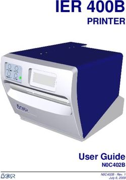 IER 400B PRINTER - User Guide N0C402B