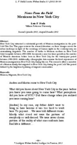 Mexicans in New York City - Notes From the Field