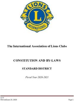 Revised June 25, 2020 - CONSTITUTION AND BY-LAWS The International Association of Lions Clubs