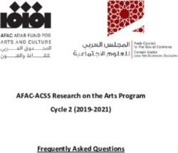 AFAC-ACSS Research on the Arts Program Cycle 2 (2019-2021) Frequently Asked Questions