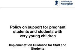 Policy on support for pregnant students and students with very young children - Implementation Guidance for Staff and Students