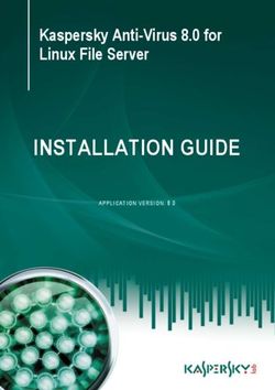 INSTALLATION GUIDE Kaspersky Anti-Virus 8.0 for Linux File Server