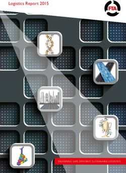 Logistics Report 2015 - DELIVERING SAFE, EFFICIENT, SUSTAINABLE LOGISTICS