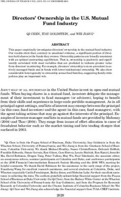 Directors' Ownership in the U.S. Mutual Fund Industry