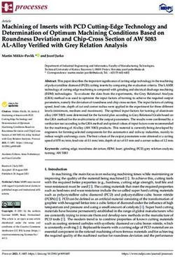 Machining of Inserts with PCD Cutting-Edge Technology and Determination of Optimum Machining Conditions Based on Roundness Deviation and ...