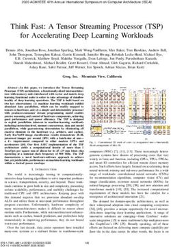 Think Fast: A Tensor Streaming Processor (TSP) for Accelerating Deep Learning Workloads