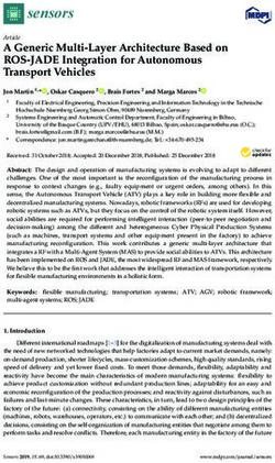 A Generic Multi-Layer Architecture Based on ROS-JADE Integration for Autonomous Transport Vehicles - MDPI