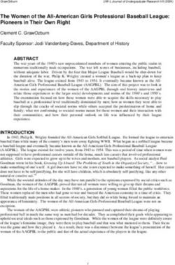 The Women of the All-American Girls Professional Baseball League: Pioneers in Their Own Right