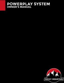 POWERPLAY SYSTEM OWNER'S MANUAL - Rocky Mountain Bikes