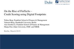 On the Rise of FinTechs - Credit Scoring using Digital Footprints - wiwi.uni-muenster.de