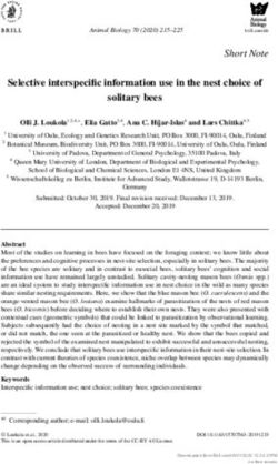 Selective interspecific information use in the nest choice of solitary bees