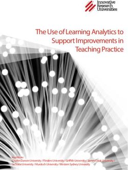 The Use of Learning Analytics to Support Improvements in Teaching Practice