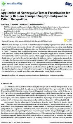 Application of Nonnegative Tensor Factorization for Intercity Rail-Air Transport Supply Configuration Pattern Recognition - MDPI