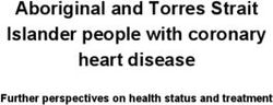 Aboriginal and Torres Strait Islander people with coronary heart disease - Further perspectives on health status and treatment