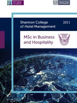 MSc in Business and Hospitality 2021 - NUI Galway