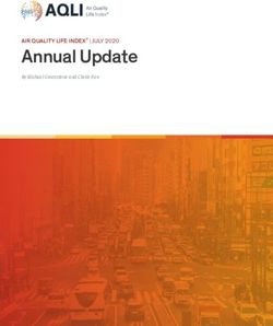 Annual Update AIR QUALITY LIFE INDEX | JULY 2020 - By Michael Greenstone and Claire Fan - University of Chicago