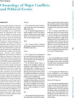 Chronology of Major Conflicts and Political Events - IEMed