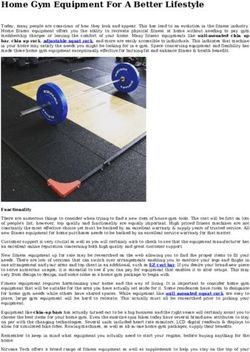 Home Gym Equipment For A Better Lifestyle