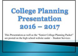 This Presentation as well as the "Senior College Planning Packet" are posted on the high school website under - Student Services