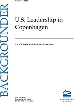 U.S. Leadership in Copenhagen - Nigel Purvis and Andrew Stevenson - November 2009 - Resources for the Future