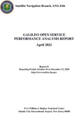 GALILEO OPEN SERVICE PERFORMANCE ANALYSIS REPORT