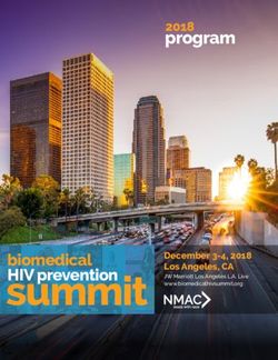 Summit - program 2018 - Biomedical HIV Prevention Summit