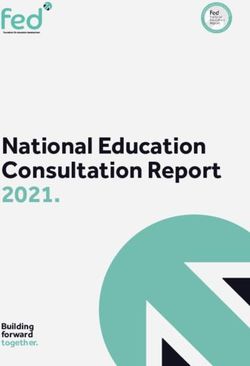 National Education Consultation Report 2021 - Building forward together.