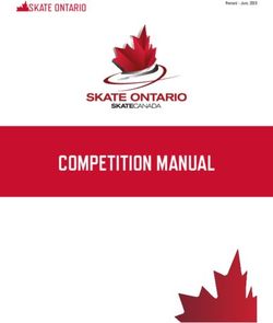 COMPETITION MANUAL - SKATE ONTARIO