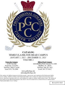 CATALOG TEMECULA/HILTON HEAD CAMPUS - JANUARY 1, 2021 - DECEMBER 31, 2021 - Professional Golfers ...
