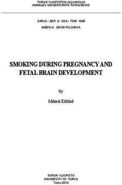 SMOKING DURING PREGNANCY AND FETAL BRAIN DEVELOPMENT - By Mikael Ekblad ...