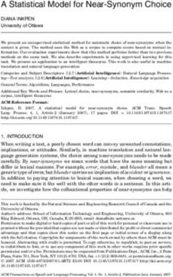 A Statistical Model for Near-Synonym Choice