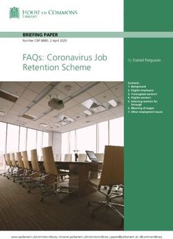 FAQs: Coronavirus Job Retention Scheme - BRIEFING PAPER - UK Parliament